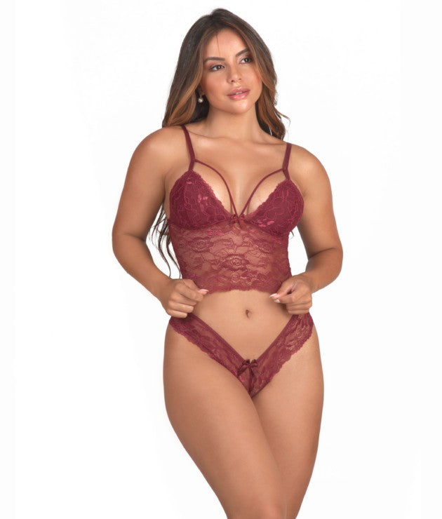 Lingerie strappy sem bojo – Diane