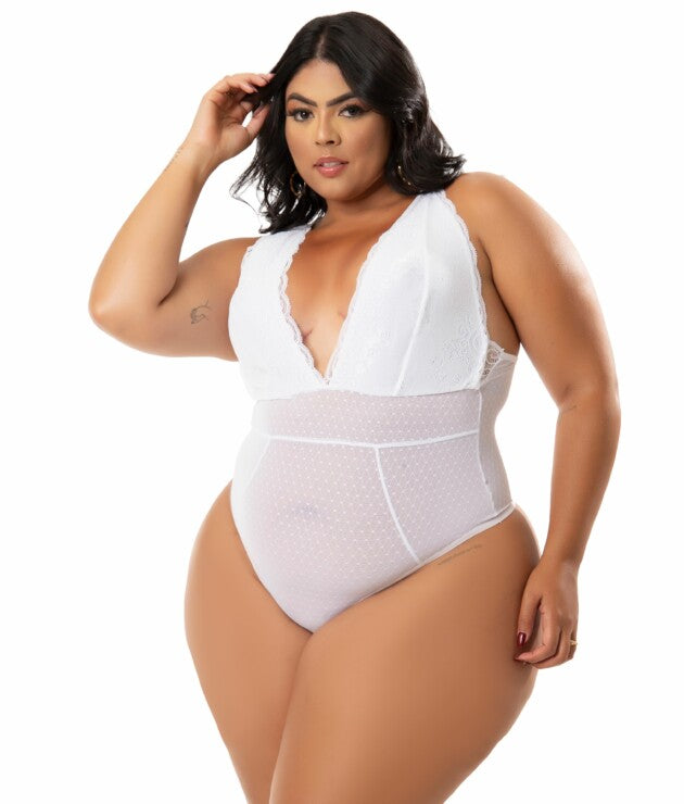 Body Plus Size Renda e Tule – Tainá