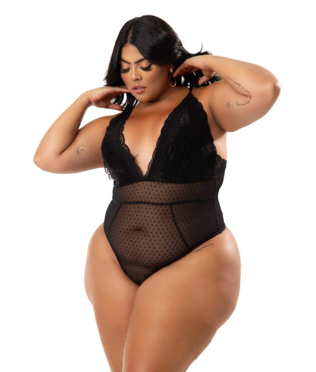 Body Plus Size Renda e Tule – Tainá