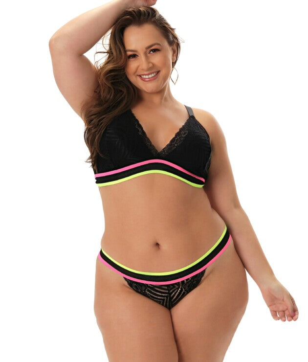 Conjunto de renda Plus Size – Juleila