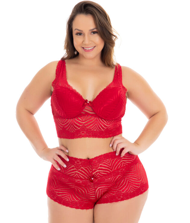 Conjunto Calesson de Renda Plus Size – Anita